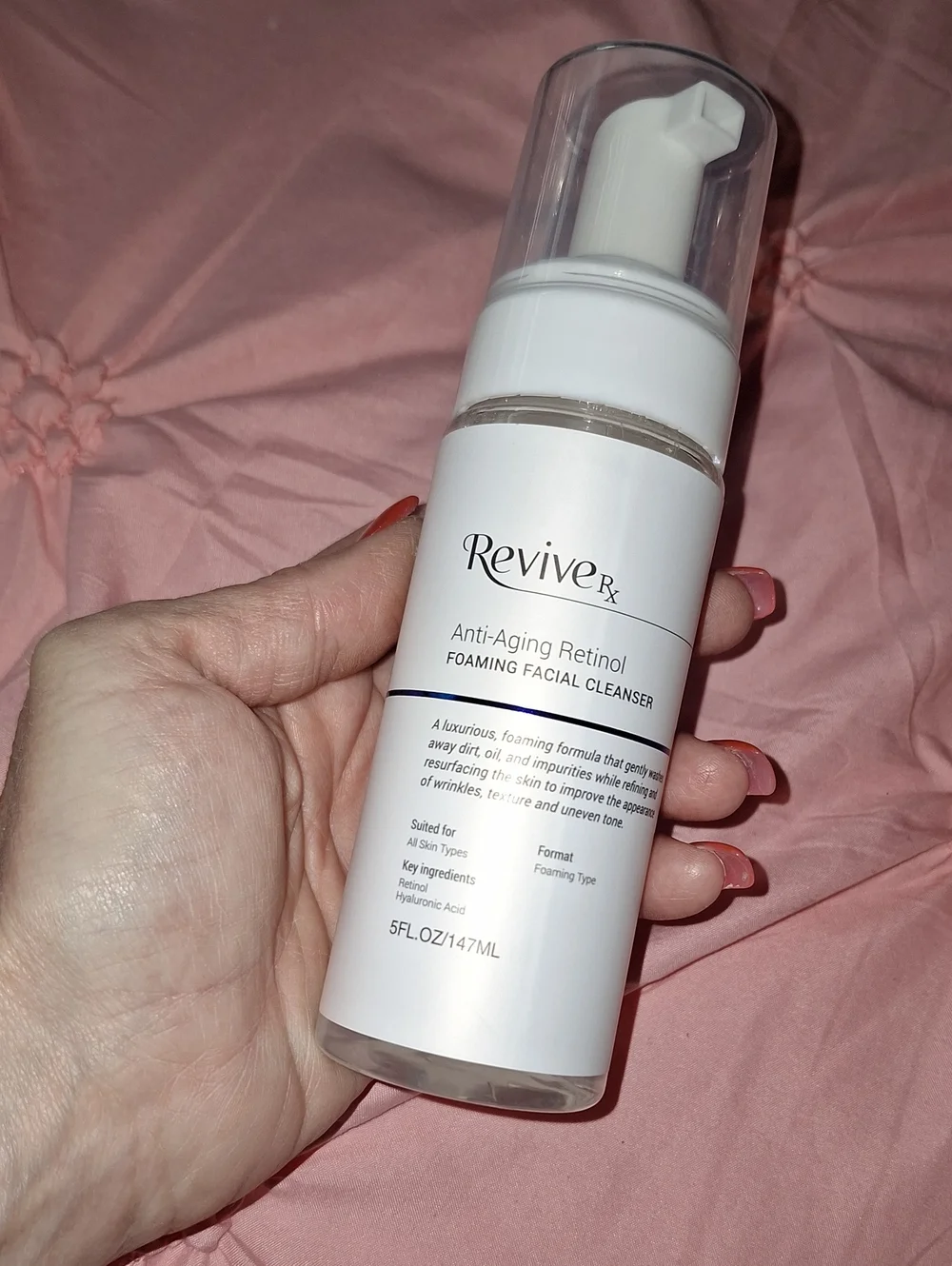 Revive& Anti-Aging Retinol Foaming Facial Cleanser